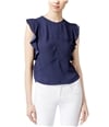 Rachel Roy Womens Lined Pullover Blouse