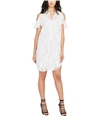 Rachel Roy Womens Modern Shirt Dress white XS