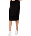 Rachel Roy Womens Fringed A-line Pencil Skirt black S