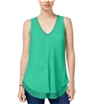 Rachel Roy Womens Layered Pullover Blouse