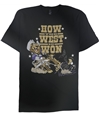 tultex Mens How The West Is Won Graphic T-Shirt black S