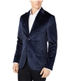 Ryan Seacrest Mens Velvet Two Button Blazer Jacket
