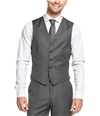 Ryan Seacrest Mens Pinstripe Five Button Vest grey 38
