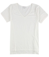 P.J. Salvage Womens Solid Split Hem Pajama Sleep T-shirt white M