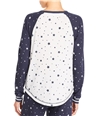 P.J. Salvage Womens Stars Thermal Pajama Shirt whtnvy 1X