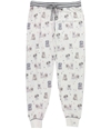 P.J. Salvage Womens Star Pups Pajama Jogger Pants ivory M/30