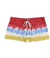 P.J. Salvage Womens Ombre Tye-Dye Pajama Shorts ivory S