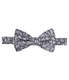 Ryan Seacrest Mens Palisades Pre-tied Bow Tie silver One Size