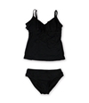 Kenneth Cole Womens Solid Brief 2 Piece Tankini, TW2