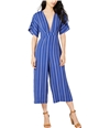 Sage The Label Womens Striped Jumpsuit navy XS