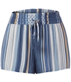 P.J. Salvage Womens Herringbone Pajama Shorts navy M