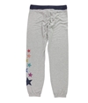 P.J. Salvage Womens Stars Pajama Jogger Pants hgray S/29