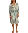 P.J. Salvage Womens TieDye Robe aqua S