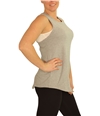 P.J. Salvage Womens Heart W/Lightening Bolt Pajama Sleep Tank Top hgray S