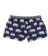 P.J. Salvage Womens Colored Elephants Pajama Shorts navy S