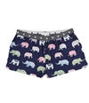 P.J. Salvage Womens Colored Elephants Pajama Shorts navy S