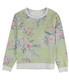 P.J. Salvage Womens Floral Print Pajama Sweatshirt Top