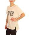 P.J. Salvage Womens Love Pajama Sleep T-shirt ivory S