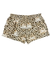 P.J. Salvage Womens Coffee Beans And Cup Pajama Shorts tan S