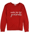 P.J. Salvage Womens Wake Me For Presents Pajama Sweater, TW2