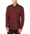 Ryan Seacrest Mens Classic-Fit Button Up Shirt burgundysolid S