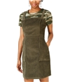 Common Stitch Womens 2-Piece Overall Dress green M