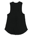 P.J. Salvage Womens Waffle Knit Pajama Sleep Tank Top blacks S