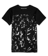 Ring Of Fire Mens Gel-Print Camo Graphic T-Shirt bkb L