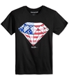 Ring Of Fire Mens Diamond Flag Graphic T-Shirt