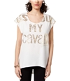 Just Cavalli Womens My Cavalli Foil Graphic T-Shirt natural M