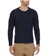 Nautica Mens Cable Knit Pullover Sweater navy S
