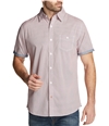 Weatherproof Mens Printed Poplin Button Up Shirt