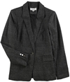 Calvin Klein Womens Plaid One Button Blazer Jacket, TW1