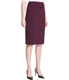 Calvin Klein Womens High Waist A-line Pencil Skirt purple 4