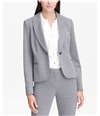 Calvin Klein Womens Shawl Collar One Button Blazer Jacket