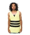 Fly Society Mens The Striped Pu Tank Top