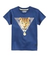Sean John Boys Leopard V-Neck Graphic T-Shirt