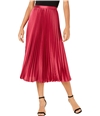 Lucy Paris Womens Solid Pleated Skirt