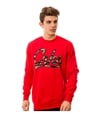 Crooks & Castles Mens The Crks Tiger Camo Sweatshirt red 2XL
