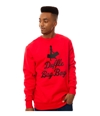Crooks & Castles Mens The Duffle Bag Boys Sweatshirt red XL