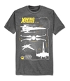 Fifth Sun Mens X-Wing Fighter Graphic T-Shirt