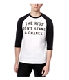 WHT SPACE Mens The Kids Don't Stand A Chance Graphic T-Shirt whiteblack S