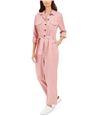 Tommy Hilfiger Womens Utility Jumpsuit mediumpink S