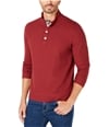Tommy Bahama Mens Cold Springs Mock-Collar Henley Sweater rubywine S