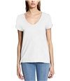 Sanctuary Clothing Womens Twist Sleeve Basic T-Shirt white XS