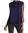 Tommy Hilfiger Womens Solid Cap Sleeve Pullover Blouse