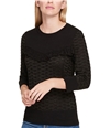Tommy Hilfiger Womens Ruffled Knit Sweater blk XL