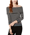 Tommy Hilfiger Womens Contrast Stripe Knit Sweater palmdesertpolished M