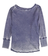 Treasure & Bond Womens Thermal Knit Basic T-Shirt blue 3X