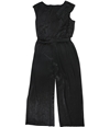Connected Apparel Womens Belted Jumpsuit black 20W